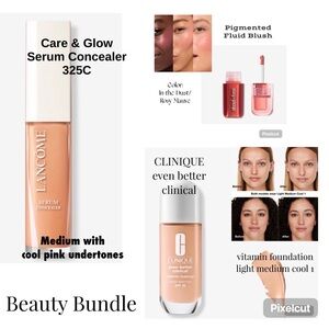 3-ITEM FACE BEAUTY BUNDLE-Concealer, Foundation & Blush-Save $$